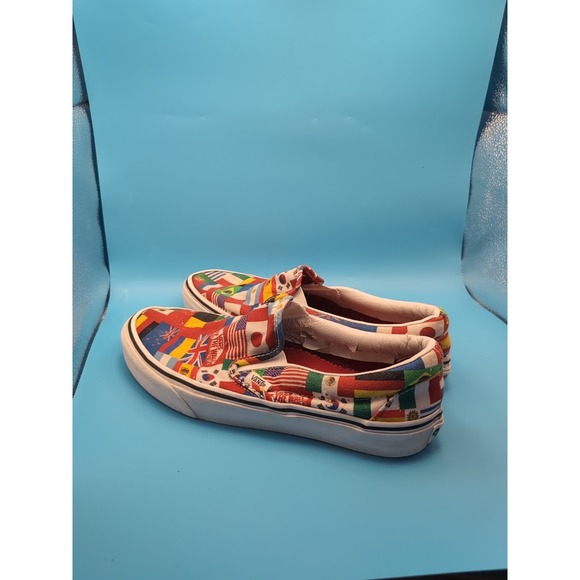 2018 World Cup Flag Vans Mens‎  Mulitcolor Size 7 Women\'s 8.5 main image 13